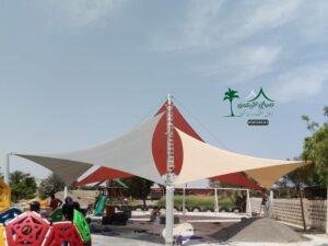 تركيب مظلات مظلات شد اشكال مظلات الشد الانشائي 5