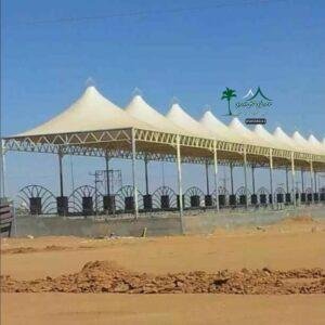 كل ما تحتاج معرفته عن المظلات بأنواعها مظلات سيارات، مظلات مدارس، مظلات حدائق، مظلات