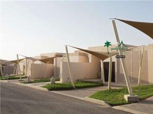 مظلات الشد تركيب مظلة شد مظلات