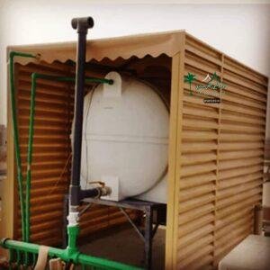 مظلات خزانات تركيب مظلة للخزان 2