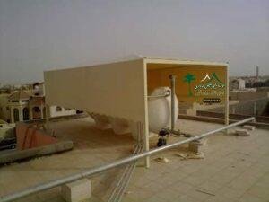 مظلات خزانات تركيب مظلة للخزان 3