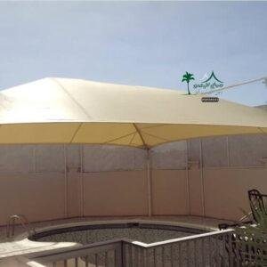 مظلات مسابح كل ما تحتاج معرفته عن المظلات بأنواعها مظلات سيارات، مظلات مدارس، مظلات حدائق، مظلات مواقف، مظلات مسابح أنواع المظلات 15