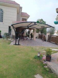 مظلة مواقف سيارة للفلة للحوش