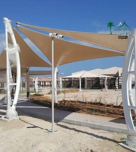 تركيب مظلات شد إنشائي